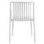 Chaises de salle à manger d'extérieur empilables, chaises d'appoint sans accoudoirs-133347402