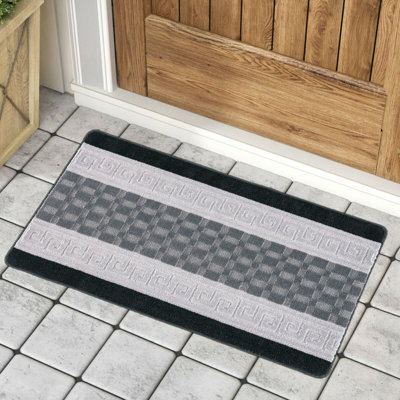 Mariam Non-Slip Striped Indoor Doormat