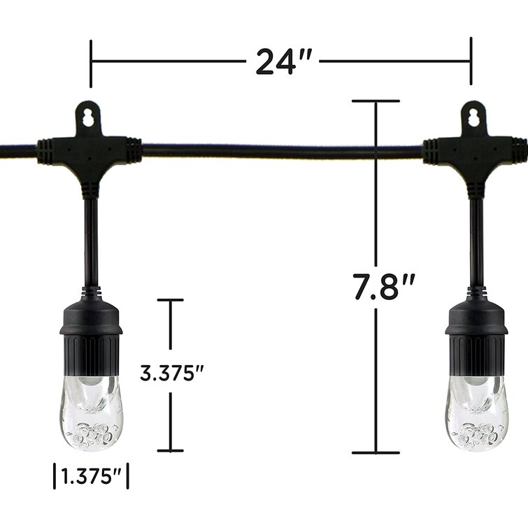 Enbrighten Indoor/Outdoor Dimmable LED Flex Light (24ft., Warm White) and Enbrighten  Outdoor Plug-in 2-Outlet Smart Switch