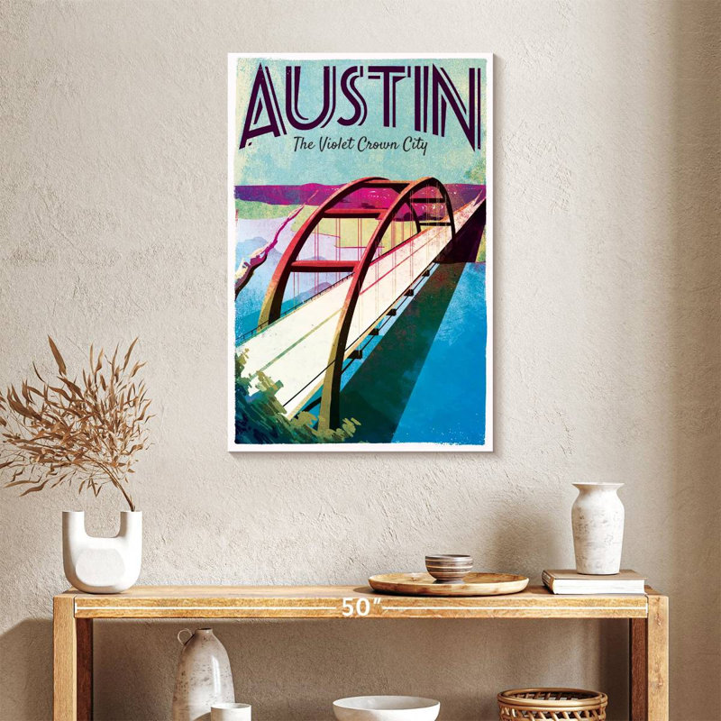 Austin Poster, 36" H x 24" W