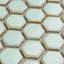 Hudson 1" Hex Light Green 11-7/8" x 13-1/4" Porcelain Mosaic Tile