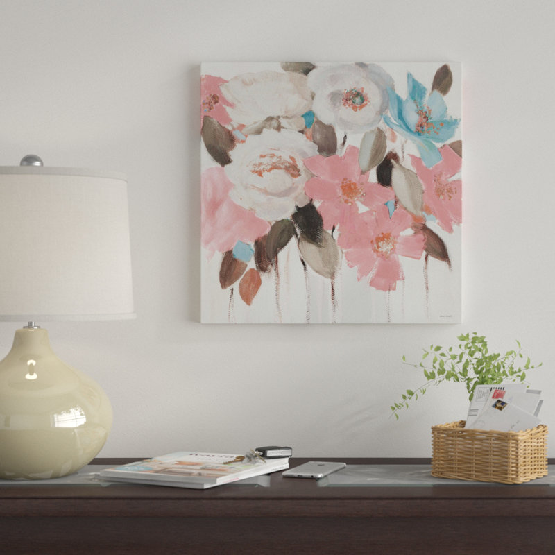 «Spring Promise of Giverny I», reproduction de peinture acrylique, H 36 po x l 36 po x P 1,5 po, Toile tendue