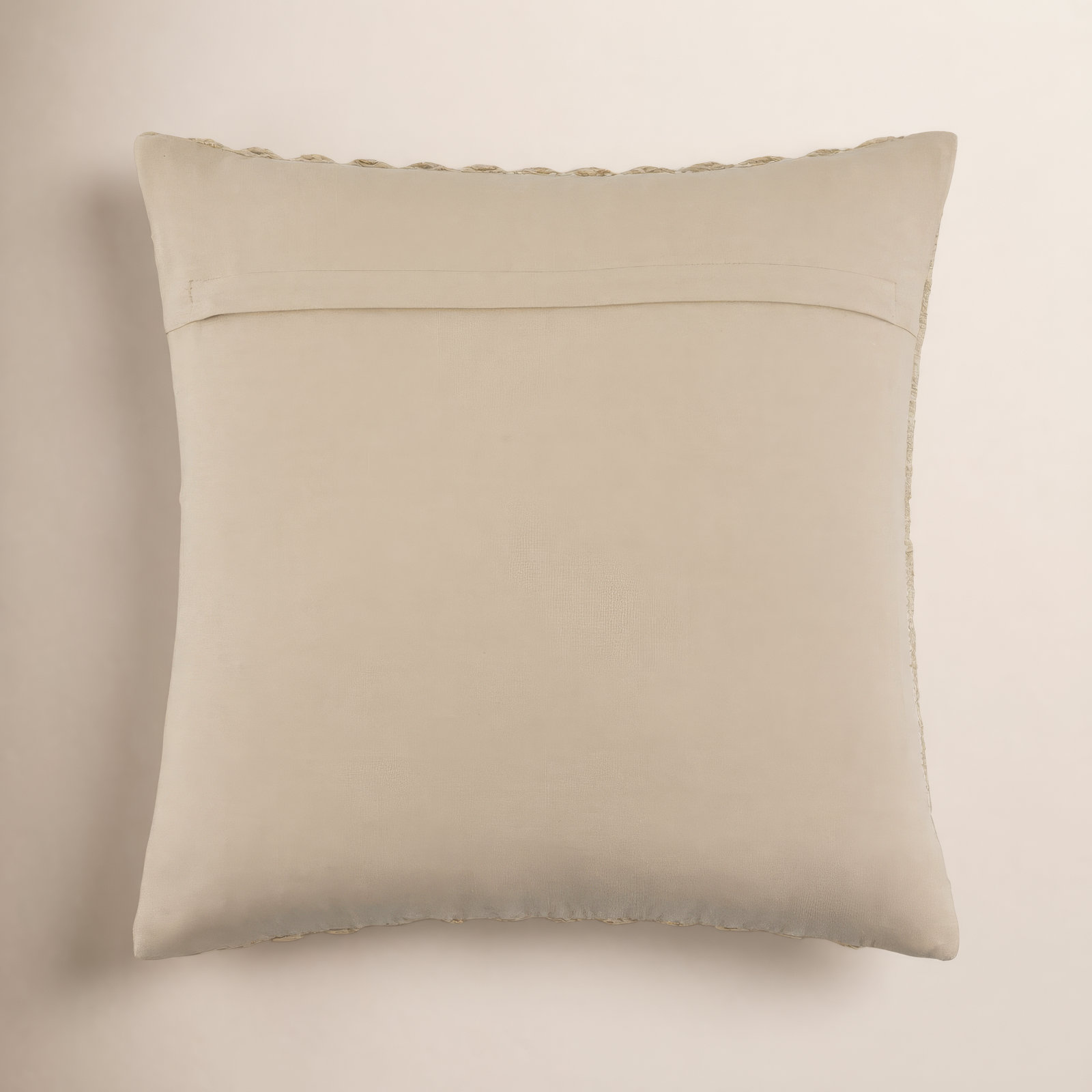 Monacizzo Accent Pillow, Pillow Cover Only - No Insert, Tan, Square 22"
