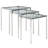 Modway Nimble Stainless Steel Nesting Table Set