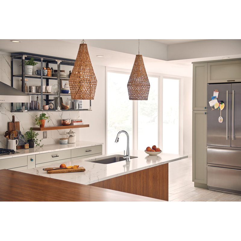 Sleek Smart Touchless Single Handle Kitchen Faucet with Power Clean, Chrome