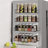 Magnetic Black Spice Rack with Shelves