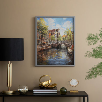«LANDSCAPES Series CCCCLXXIV», reproduction encadrée - bois massif