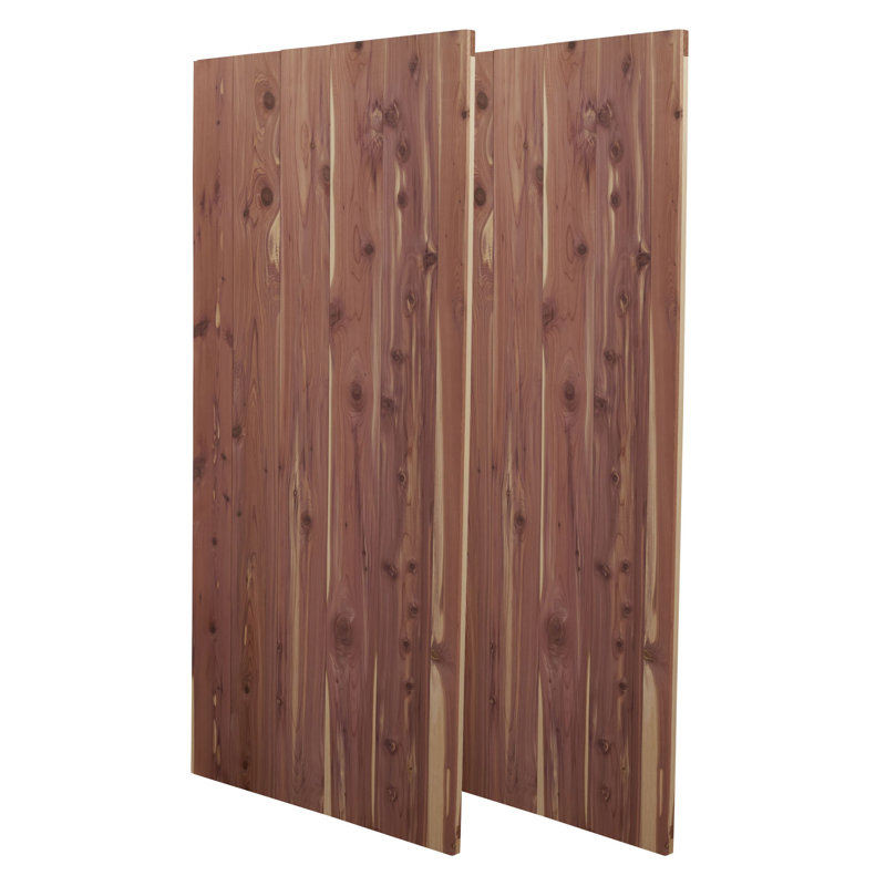 Cedar Fresh Cedar Panels for Closet, Bracket-Free with a Variety of Potential Uses, Natural