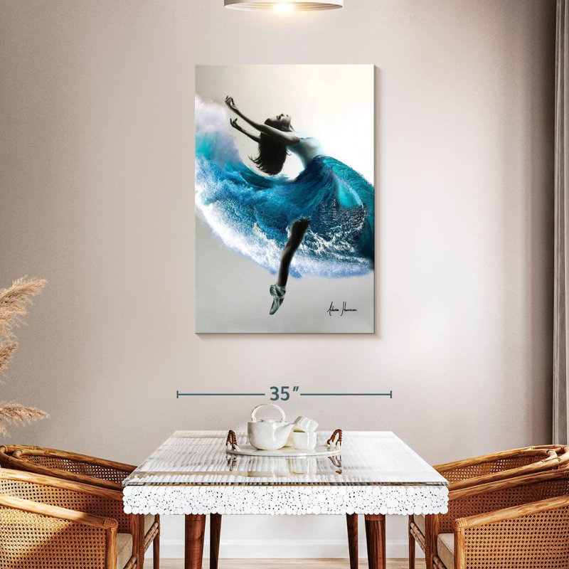 Enn Wave Dance, 45" H x 30" W