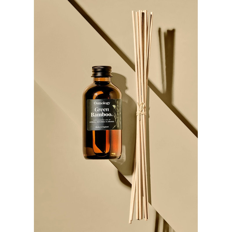 Diffuseur en bambou vert ambre