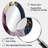 Purple And Blue Movements In Paint III - Modern Oval Wall Mirror-1405799824