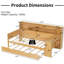 Lit de jour simple avec rangement en bois et configuration de bureau efficace-118095899-118095897