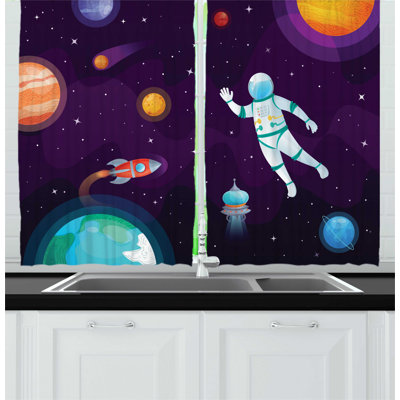 Pointed Kitchen Curtain