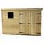 Kalie 3 ft. W x 10 ft. D Solid Wood Tongue & Groove Pent Storage Shed