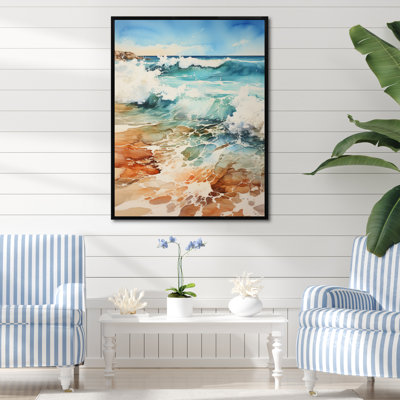 Beach Sandy Serenade IV - Impressions sur toile nautiques et de plage