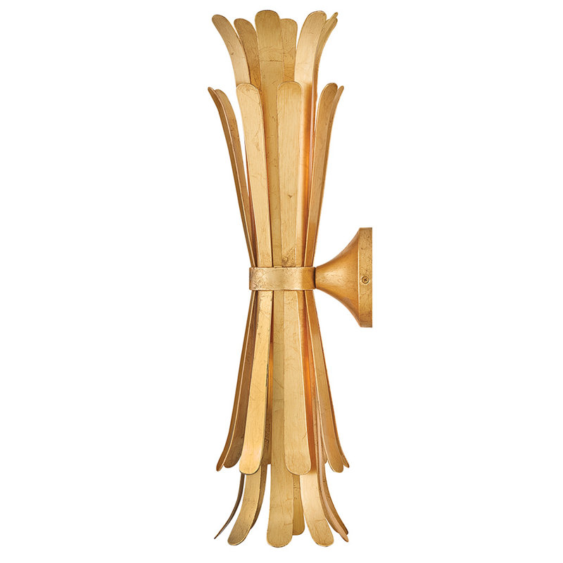 Hinkley Reina Sconce, Distressed Brass
