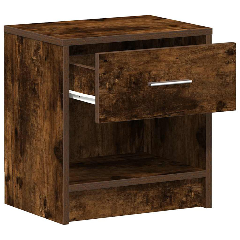 39cm W Manufactured Wood Bedside Table