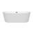 Carissa 67'' x 32'' Soaking Acrylic Bathtub-50480675