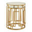 Elrosa Glass Top Drum Nesting Tables