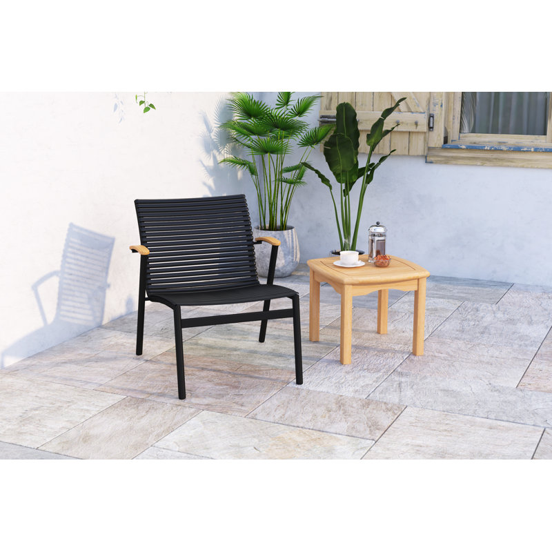 Table d'appoint en teck Rafael