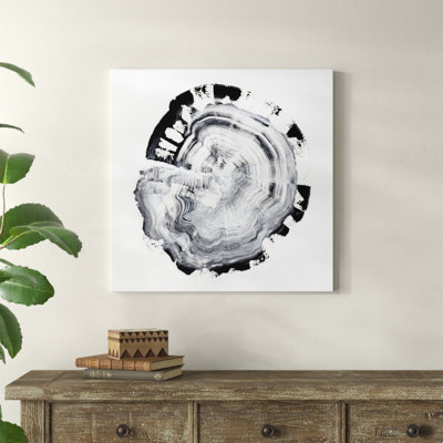 Tree Ring Abstract III by Ethan Harper - Wrapped Canvas Painting