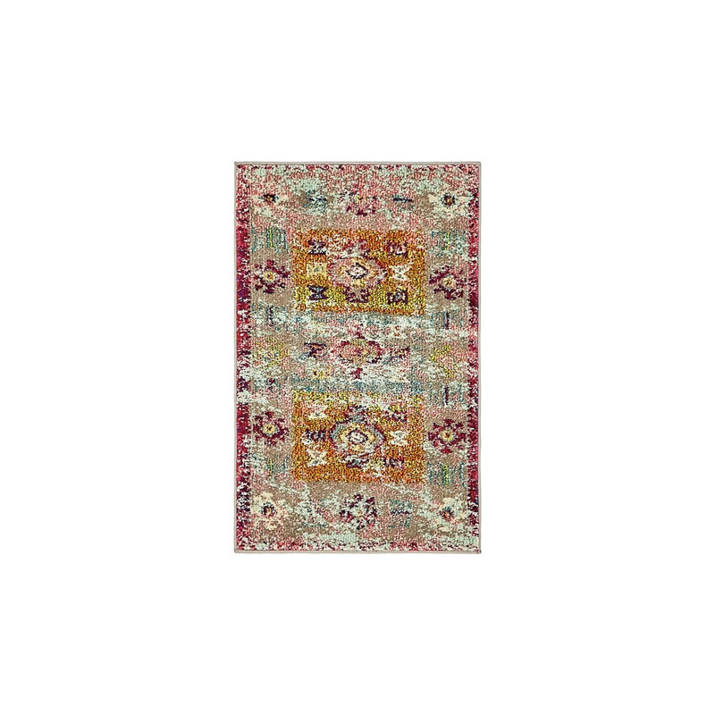 Ector Washable Geometric Indoor Rug, Rectangle 2' x 3'1"