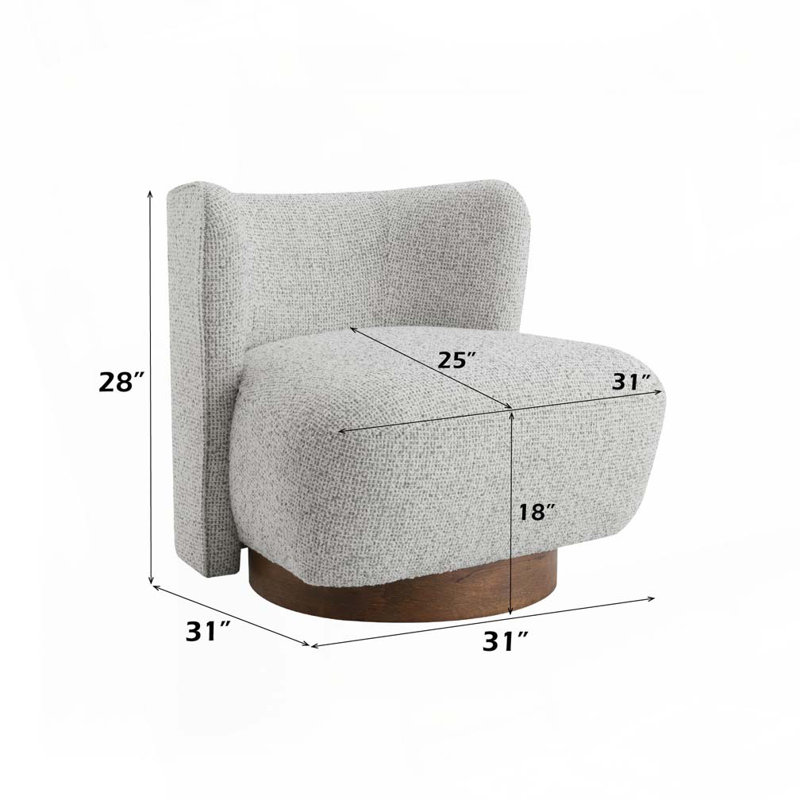 Chaise d'appoint rembourrée