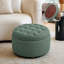 Repose-pieds rembourré avec rangement et coussin capitonné-1049625998