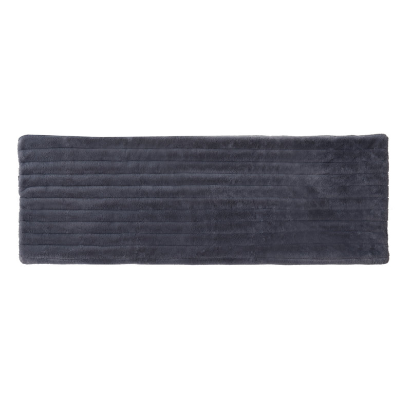 Tapis pour salle de bain Jasiel, gris