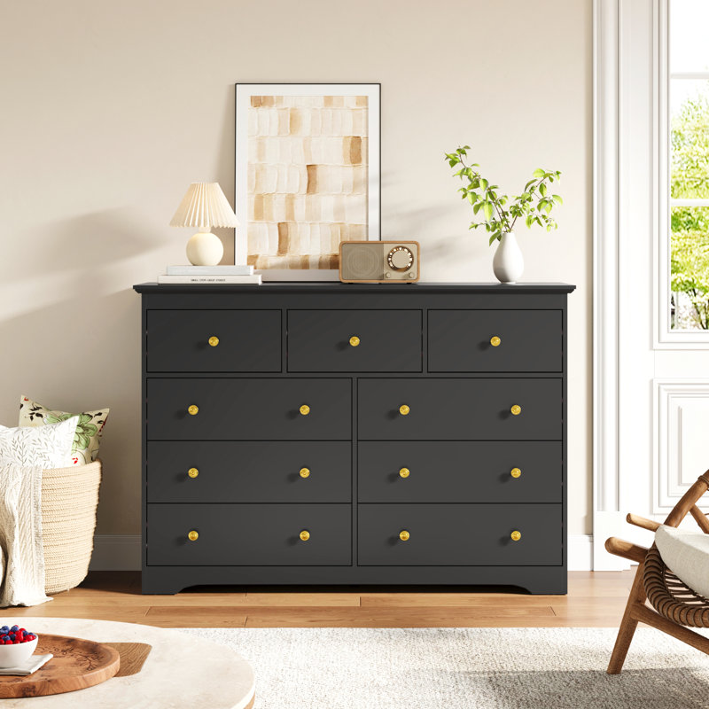 Commode 9 tiroirs de style moderne