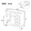 Base de meuble-lavabo avec tiroirs-99996328