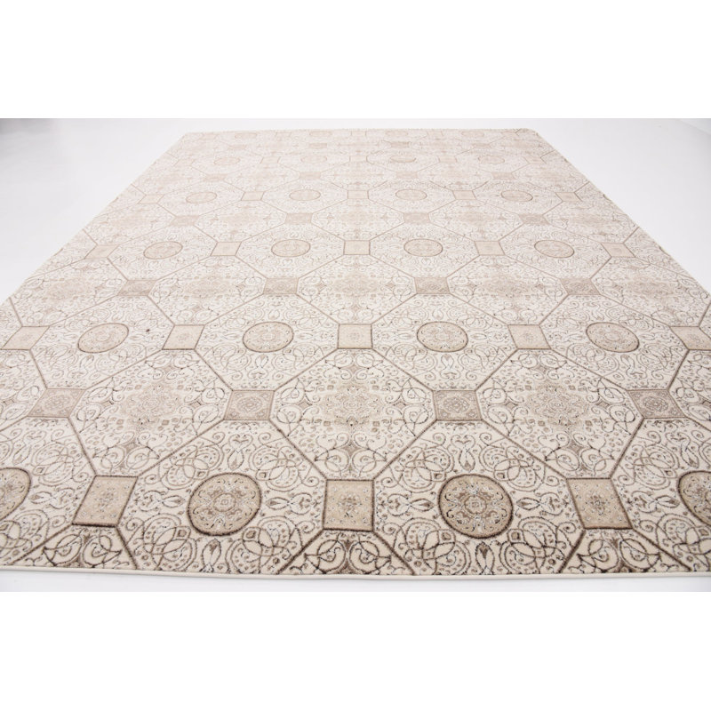 Emigdio Abstract Indoor Rug, Rectangle 10' x 13'