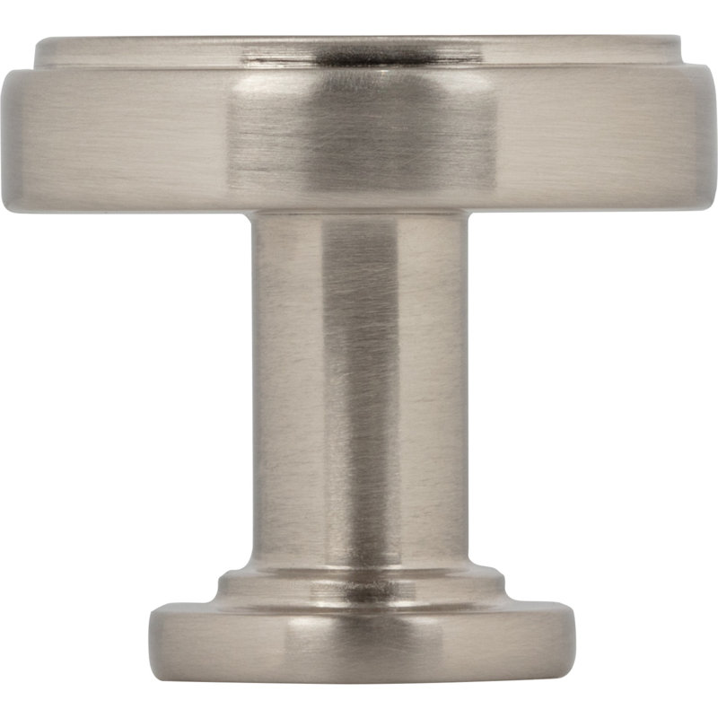 Richard Round Knob, Satin Nickel, 1 1/4"