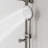 Wall Mount Rainfall Shower System, 10" Rain Shower Head with 3-Function Handheld Spray, 3 Body Jets, Slide Bar-125575929