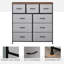 Commode pliante 9 tiroirs
