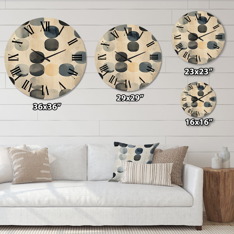 Horloge murale en bois massif Warwickshire, Moyenne