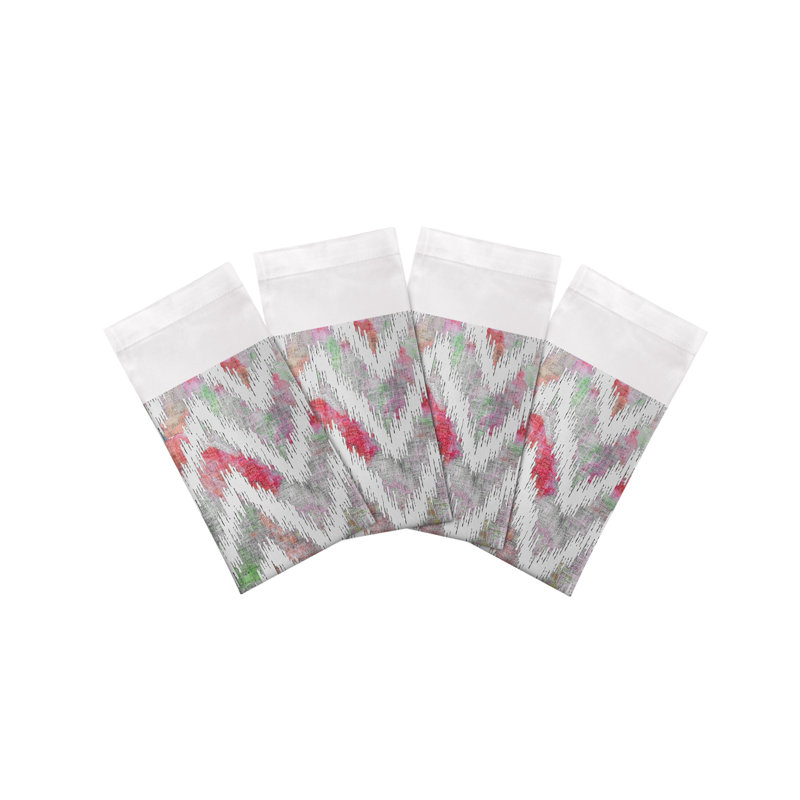 Chevron Cotton Sateen Dinner Napkins, Holiday