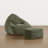 Extra-Wide Bean Bag Chair With Ottoman And Pocket-877877089