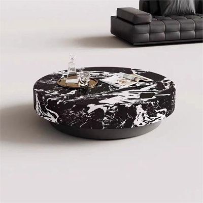 Premium round marble coffee table