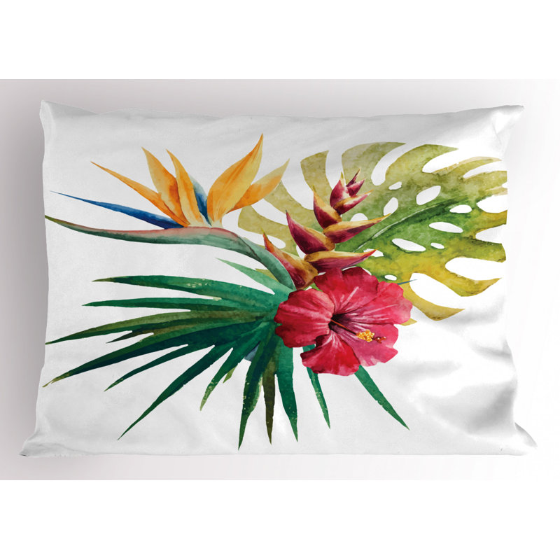 Polyester Floral Sham Set, Twin