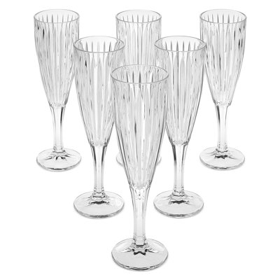 Elvecius 180 ml Crystal Flute Set
