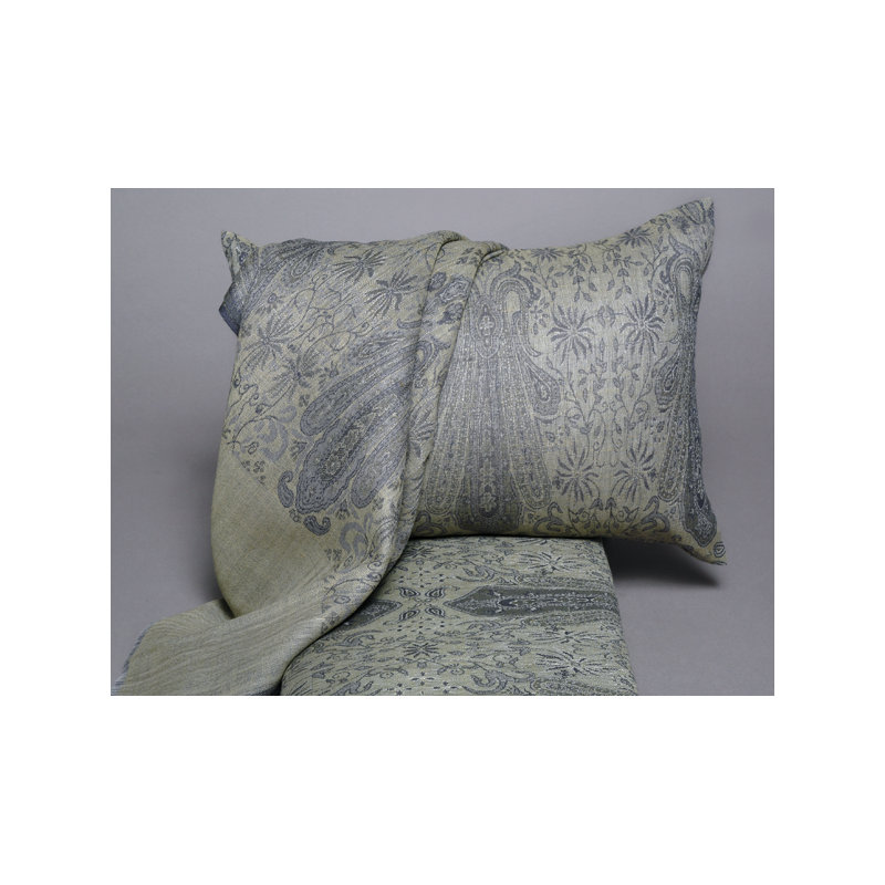 Jeté en laine Floral Paisley