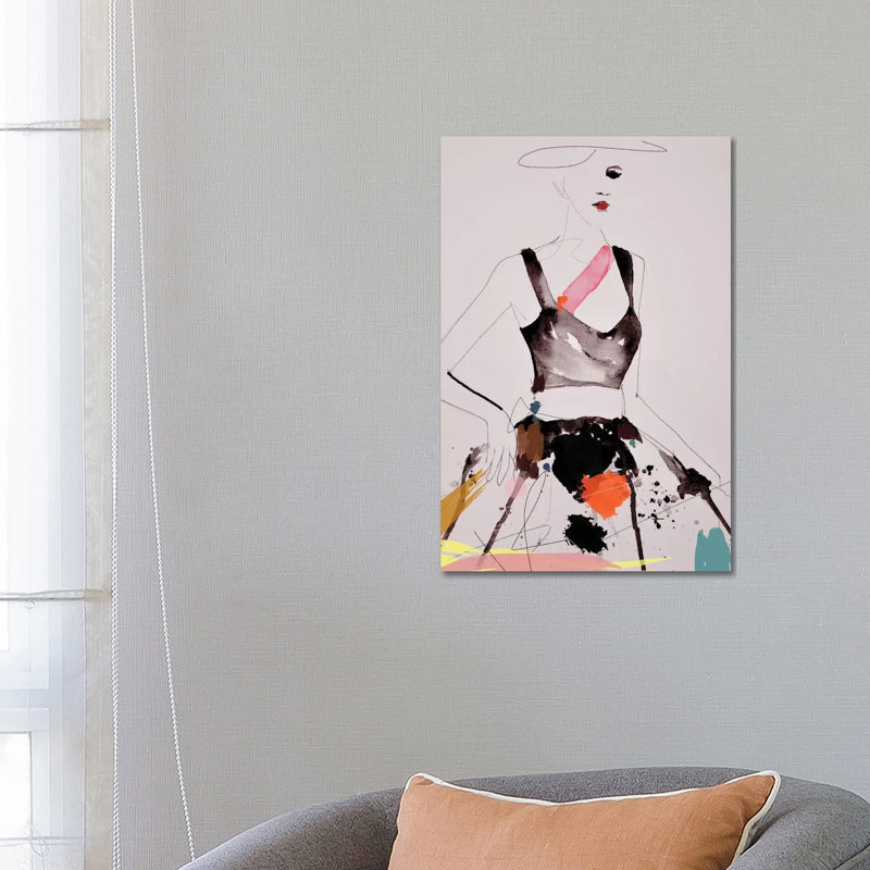 Figure 5 by Leigh Viner - Painting on Canvas, Wrapped Canvas, 66.04 cm H x 45.72 cm W x 3.175 cm D