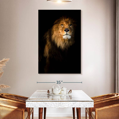 Dark Lion Head