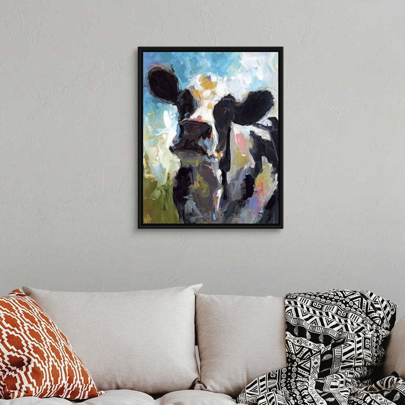 «Daisy» par Cari J. Humphry - reproduction sur toile, H 32 po x l 26 po x P 1,75 po, Cadre noir