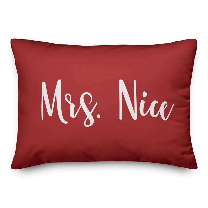 Throw Pillow, Red