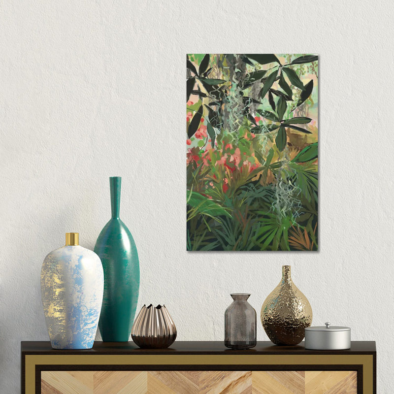 Jungle 1 Piece Wall Art on Canvas, 30.48 cm H x 45.72 cm W, Wrapped Canvas