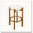 Wooden Upholstered Barstool-538057436