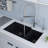 33.88'' L Double Bowl Granite Kitchen Sink-20524778