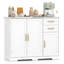 Buffet 40 po avec 2 tiroirs blanc-115886636